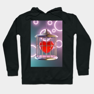 Love in a cage Hoodie